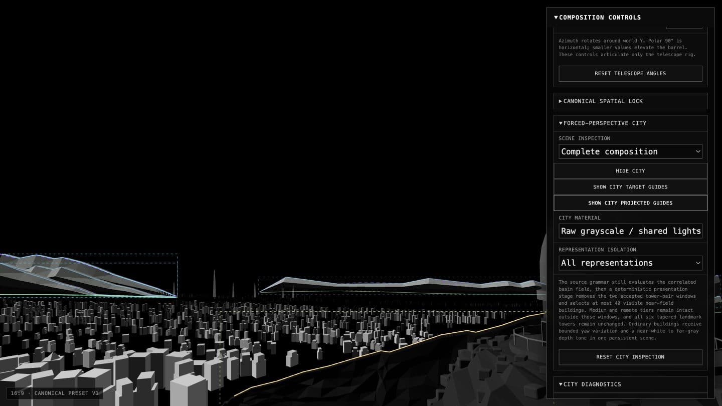 Complete raw Observatory composition before the production shader